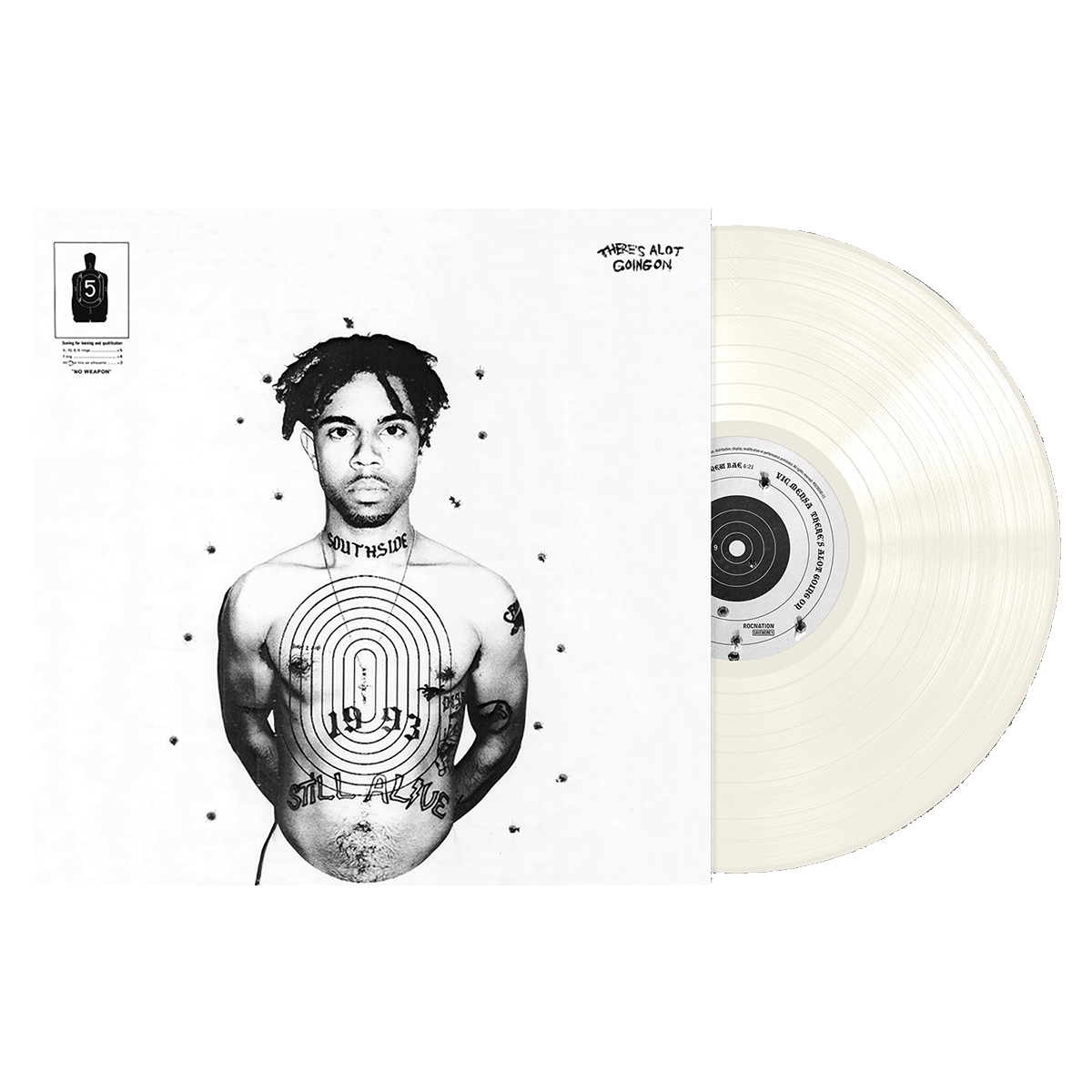 There's Alot Going On White Vinyl LP